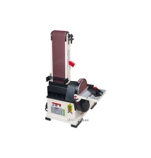 Шліфувальний тарілко-стрічковий верстат JET JSG-64 : 230В, 0.4кВт. Ø= 152мм. стіл- 177х 137 мм