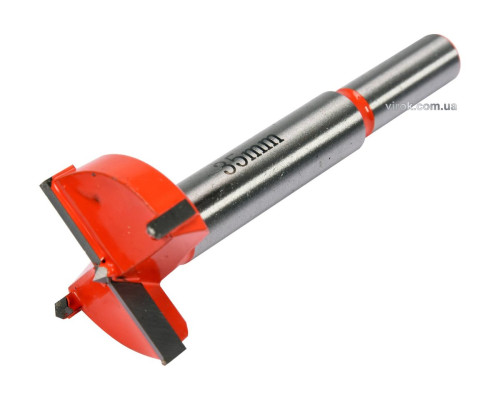 Сверло-фреза по дереву YATO: Ø= 35 мм, со шпинделем Ø= 10 мм [10/100]