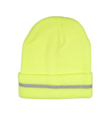 Шапка зимова жовта VOREL з 100% акрилу, розмір універсальний [200]