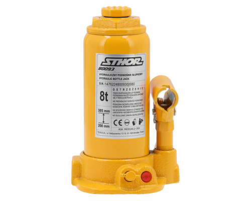 Домкрат гідравлічний cтовбцевий STHOR; F= 8 т, роб. висота- 200- 385 мм [5]
