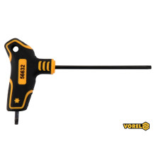 Ключ TORX VOREL : тип "Т", Т20 x 100 x 72 мм, Cr-V 6150 [24/192]