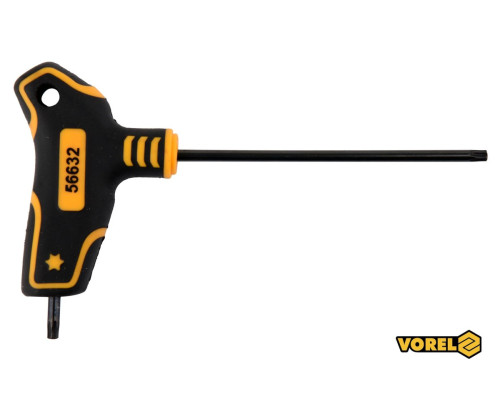 Ключ TORX VOREL : тип "Т", Т20 x 100 x 72 мм, Cr-V 6150 [24/192]