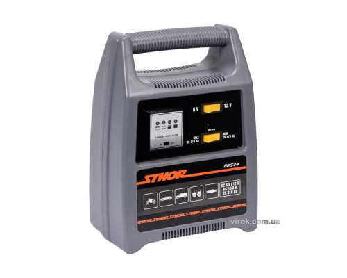 Зарядний пристрій акумул-ів 6-12 В STHOR ємність- 26-210 АГод, макс. струм- 12А від мережі 230В [5]