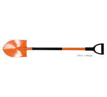 Лопата штикова FLO :  22,5 х 30 см тип "канадійська" з металевим держаком і DY ручкою [140]