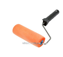 Валик в сборе малярный VOREL : L= 15 х 5 см, держатель Ø=6 мм, полиакриловый [50]