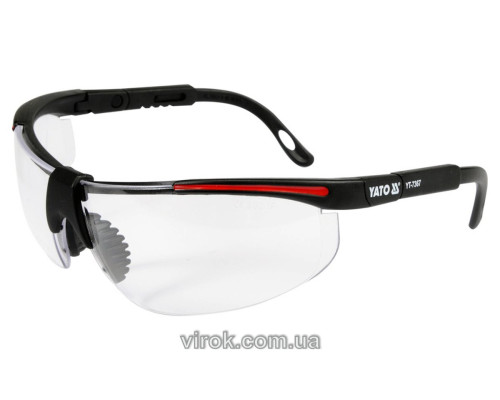 Очки защитные YATO открытые, прозрачные [12/240]