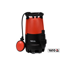 Насос для брудної води мережевий YATO: 400 Вт, 11000 л/год, макс.висота- 5.8 м, макс.глибина-7 м [4]