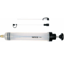 Шприц ручний для відсмоктовування технічної рідини YATO : 500 мл [20/240]