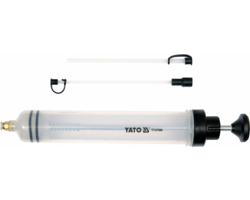 Шприц ручний для відсмоктовування технічної рідини YATO : 500 мл [20/240]