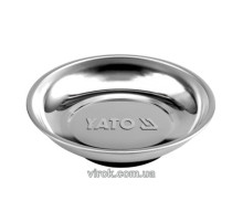 Миска с магнитным дном YATO, Ø=150мм [12/48]