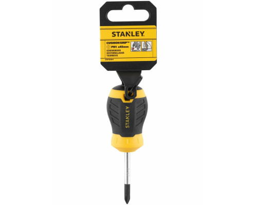 Викрутка хрестова STANLEY "Cushion Grip" S/D "Philips": PH1 X 45MM