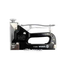 Степлер VOREL металевий з регулюванням для скоб h= 4-14 мм  [10/40]