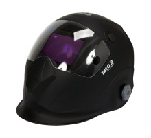 Щиток электросварщика YATO серия ASTRO с автозатемнивающим фильтром 134х124 мм [6/36]