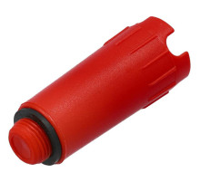 Заглушка монтажна до гідросистем VOREL Ø= 1/2", червона [20]