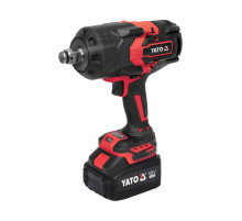 Гайковерт ударний акумуляторний YATO: 18 В Li-Ion 6 АГод, квадрат 3/4", КМ- 2400 Нм [3/24]