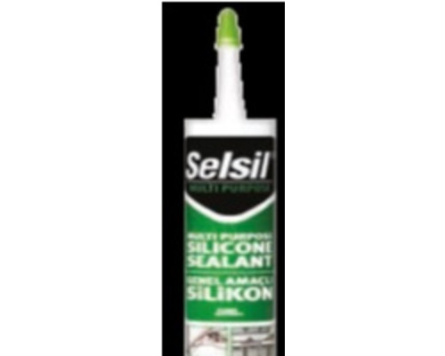 Герметик силіконовий універсальний SELSIL (Білий) V310 мл. [25]