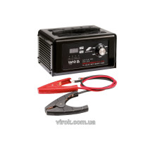 Пуско-зарядний пристрій YATO: акумулятор 12/24 В, 10-300 Агод, V= 230 В,2/8/15А(12В),7,5 А (24В) DW