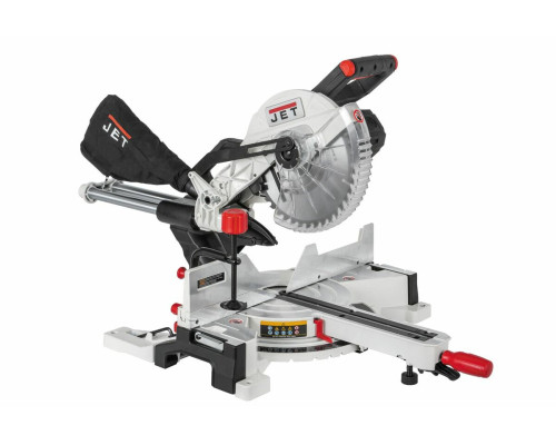 Пила торцьовальна з протяжкою JET JSMS-10LA : 230 В, 1,5 кВт. диск Ø=254/30 мм, +- 45° глиб- 89/38
