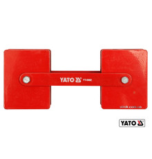 Струбцина магнітна для регулювання кута зварки YATO :  2 x 22,5 кг, 85х65х22 мм [6]