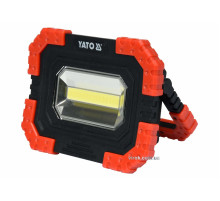 Прожектор діодний, переносний YATO, 10Вт, 680 лм, 3 режими, живл.- 4х АА, 160х120х45 мм, магніт [8]