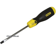 Отвертка плоская STANLEY "Cushion Grip": шлиц SL5 x 100 мм DW