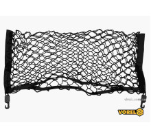 Сітка-органайзер до багажника авто VOREL з 2 гаками, поліпропілен, 70 х 30 см [24]