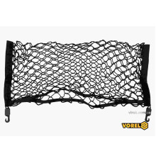 Сітка-органайзер до багажника авто VOREL з 2 гаками, поліпропілен, 70 х 30 см [24]