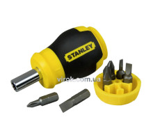 Отвертка держатель насадок HEX 1/4 "Multibit Stubby": 6 насадок, (Компл. 7 шт.)