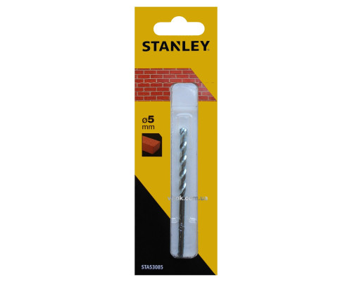 Свердло по цеглі STANLEY : Ø= 5 x 85 /50 мм