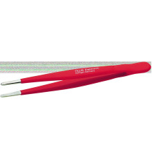 Пінцет з ручками покритими пластмасою NWS l= 145 мм, наконечники прямі зубчаті