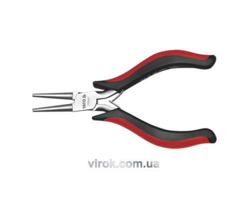 Щипці- круглогубці нікельовані YATO : L= 115 мм [6/120]