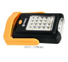 Ліхтар діодний з режимами 20+3 Vorel настільний на шарнірах батарейковий 3ААА х 1,5 В [12/48]