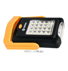 Ліхтар діодний з режимами 20+3 Vorel настільний на шарнірах батарейковий 3ААА х 1,5 В [12/48]