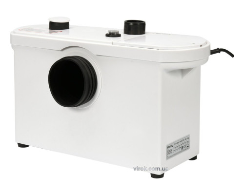 Помпа фекальна до унітазу мережева FALA : P= 600 Вт, з подрібнювачем, на висоту 6.5 м, 140 л/хв [1]