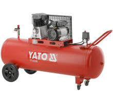 Компресор мережевий YATO 230 В, 2,2 кВт, тиск ≤ 8 Bar,  под. повітря- 360 л/хв, ресивер- 200 л [1]
