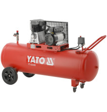 Компресор мережевий YATO 230 В, 2,2 кВт, тиск ≤ 8 Bar,  под. повітря- 360 л/хв, ресивер- 200 л [1]