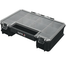 Органайзер с 6 съемными перегородками YATO, 257x 180x 66 мм, 3N к модулю S12 [6]
