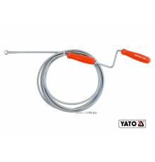 Трос для очищення каналізаційних труб YATO : Ø= 5 мм, l= 3 м [20/40]