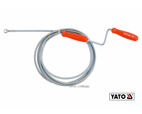 Трос для очищення каналізаційних труб YATO : Ø= 5 мм, l= 3 м [20/40]