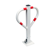 Бар'єр паркувальний "МЕТЕЛИК" YATO складний: h=60 см b=51 см, замок з 2 ключами [4]