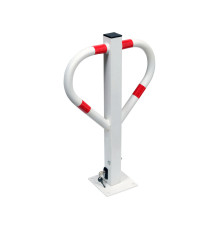 Барьер парковочный "БАБОЧКА" YATO складной: h=60 см b=51 см, замок с 2 ключами [4]