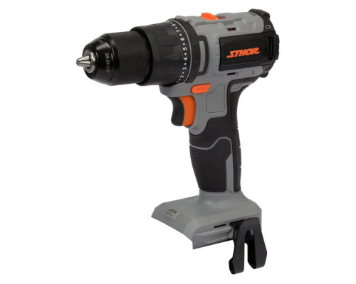 Шуруповерт безщітк. акумулятор STHOR: 20V Li-Ion. КМ- 45 Nm, патрон до Ø- 0,8-10 мм(БЕЗ АКУМУЛЯТОРА)