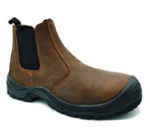 Чоботи низькі робочі з нубук шкіри YATO CHELSEA, розм. 45, з поліуретановою підошвою