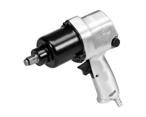 Гайковерт ударний пневматичний YATO : квадрат 1/2", F= 1000 Nm, роб. тиск- 6.3 Bar при 120 л/хв [6]