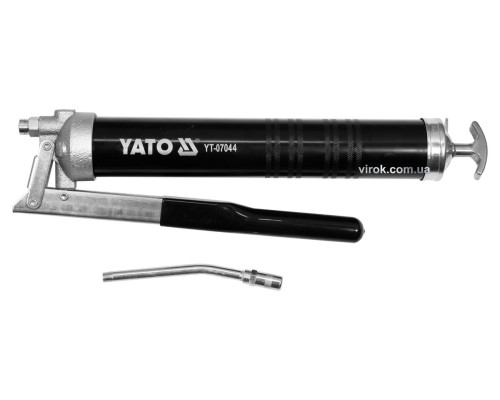 Шприц мастильний YATO, 600 см³, 31- 70 MPa. з жорстким аплікатором [6/144]