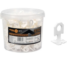 Клипсы для выкладки керамической плитки VOREL: 1 мм, t≤ 14 мм. 400 шт. [1]