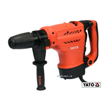 Молот відбійний SDS-MAX мережевий YATO : P= 1300 Вт, J= 20 Дж. Ø≤ 150 мм (бетон) [2/16]