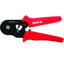 Кліщі для обтискання і зачистки проводів YATO, L= 175 мм, AWG 23-7; 0,25-10 мм² [10/40]