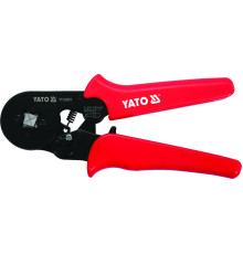 Кліщі для обтискання і зачистки проводів YATO, L= 175 мм, AWG 23-7; 0,25-10 мм² [10/40]