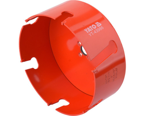 Сверло корончатое по силикату, керамоблокам OSB YATO: Ø92 x 60 мм, резьб. крепл.- 5/8"-18UNF [2/36]